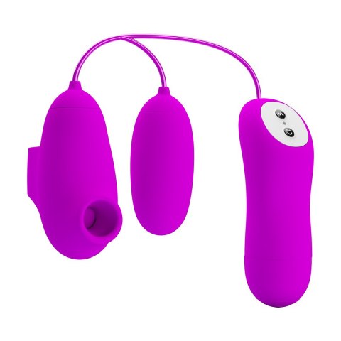 WIBRATOR PRETTY LOVE SUCTION & VIBROBULLETS