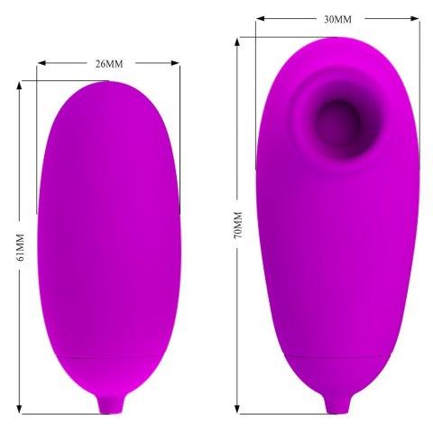 WIBRATOR PRETTY LOVE SUCTION & VIBROBULLETS