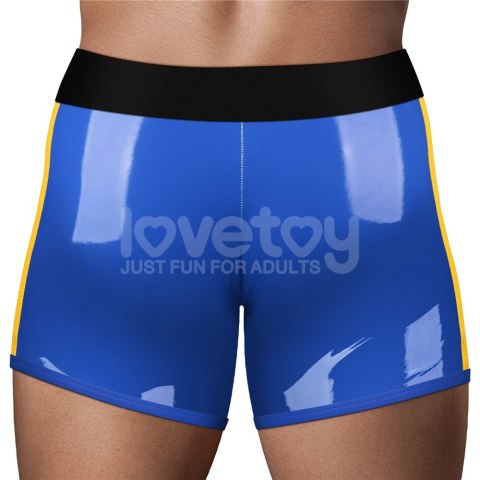 CHIC STRAPON SHORTS (32 35 CALI W PASIE) NIEBIESKI