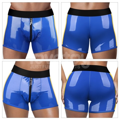 CHIC STRAPON SHORTS (32 35 CALI W PASIE) NIEBIESKI