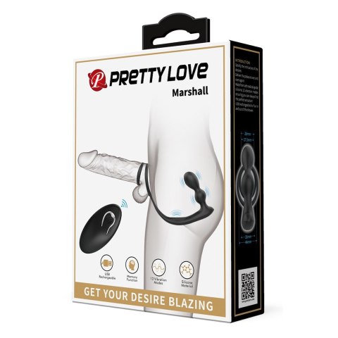 MASAŻER PROSTATY PRETTY LOVE VIBRATION PENIS SLEEVE VI