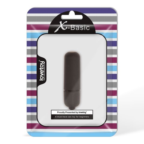 MINIWIBRATOR X-BASIC BULLET MINI 10 SPEEDS CZARNY