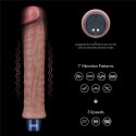 WIBRATOR 9.5" REAL SOFTEE VIBRATING DILDO