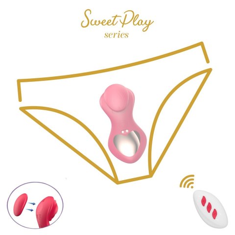 MASAŻER ŁECHTACZKI Z MOCOWANIEM NA MAJTECZKI EROSPACE SWEET PLAY A1