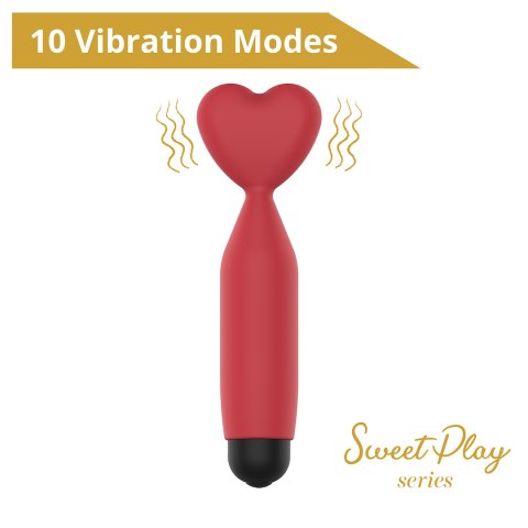 MINI WIBRATOR Z KOŃCÓWKĄ W KSZTAŁCIE SERDUSZKA EROSPACE SWEET PLAY A14