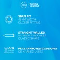 PREZERWATYWY 12 SZT. EXS SNUG FIT
