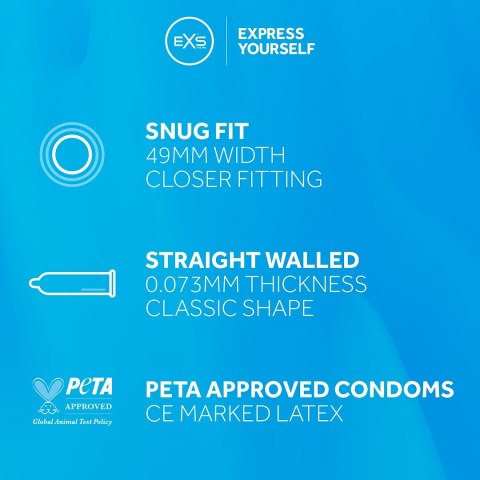 PREZERWATYWY 12 SZT. EXS SNUG FIT