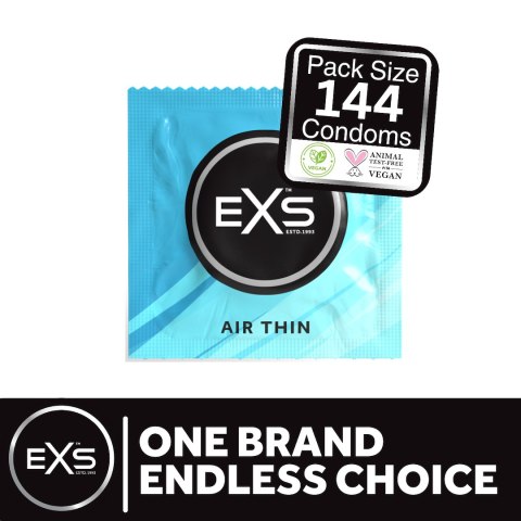 PREZERWATYWY 144 SZT. EXS AIR THIN