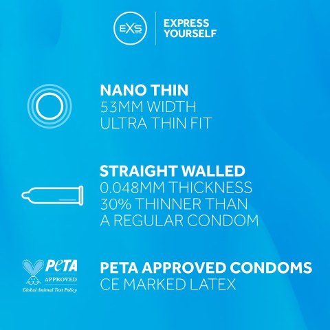 PREZERWATYWY 48 SZT. EXS NANO THIN