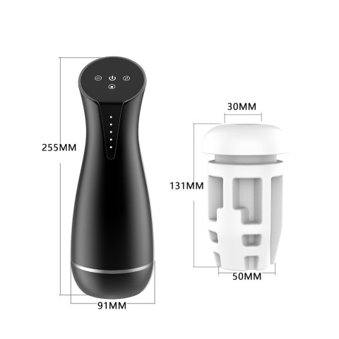 SSĄCY MASTURBATOR MĘSKI Z FUNKCJĄ GRZANIA ORAZ WIBRACJAMI EROSPACE MEN'S PLAY B6