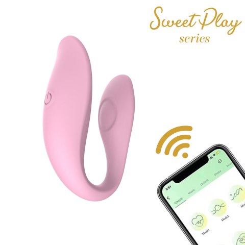 WIBRATOR TYPU C DLA PAR, STEROWANY APLIKACJĄ EROSPACE SWEET PLAY A7