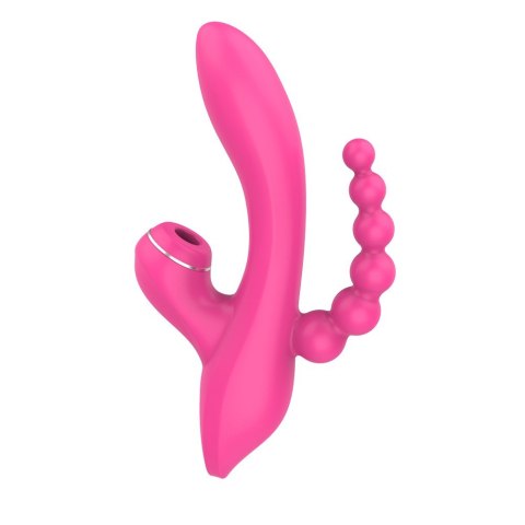 WIBRATOR Z SONDĄ ANALNĄ ORAZ FUNKCJĄ SSANIA EROSPACE SWEET PLAY A3