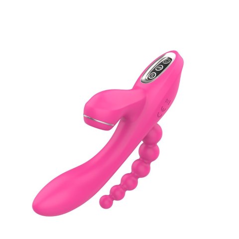 WIBRATOR Z SONDĄ ANALNĄ ORAZ FUNKCJĄ SSANIA EROSPACE SWEET PLAY A3