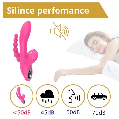 WIBRATOR Z SONDĄ ANALNĄ ORAZ FUNKCJĄ SSANIA EROSPACE SWEET PLAY A3