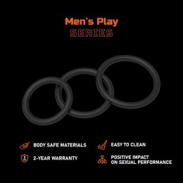 ZESTAW 3 PIERŚCIENI EREKCYJNYCH EROSPACE MEN'S PLAY B7