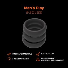 ZESTAW 3 PIERŚCIENI EREKCYJNYCH EROSPACE MEN'S PLAY B9