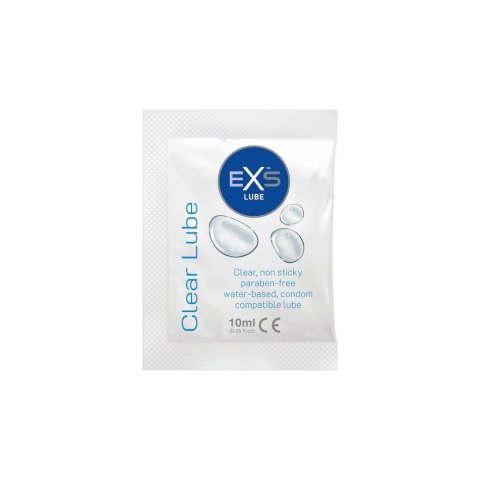 100 SZT. EXS CLEAR LUBE SASZETKI 10ML