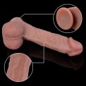 DILDO SILIKONOWE 22 CM EROSPACE NATURAL PLAY D5