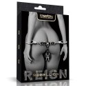 KAJDANKI REBELLION HEAVY METAL HANDCUFFS (SILVER)