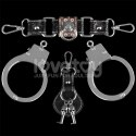 KAJDANKI REBELLION HEAVY METAL HANDCUFFS (SILVER)
