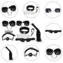 LUKSUSOWY ZESTAW BDSM 7 PRODUKTÓW EROSPACE WILD PLAY C10