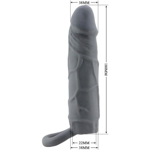 NAKŁADKA PRETTY LOVE REALISTIC PENIS SLEEVE
