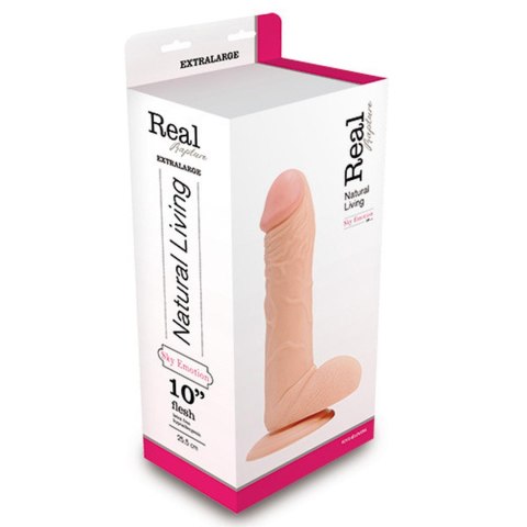 Dildo realistyczne Real Rapture biały 28 cm