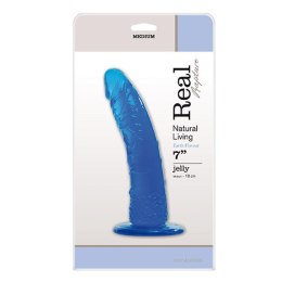 Dildo żelowe Real Rapture niebieskie 7 cali
