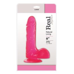 Dildo żelowe Real Rapture różowe 20 cm