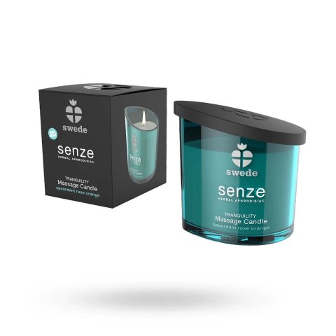 ŚWIECA DO MASAŻU SWEDE TRANGQULITY SPEARMINT ROSE ORANGE 50 ML