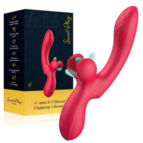 WIBRATOR DO PUNKTU G Z RUCHOMYM JĘZYCZKIEM DO STYMULACJI ŁECHTACZKI EROSPACE SWEET PLAY A16