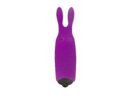 Wibrator króliczek Adrien Lastic fioletowy silikonowy 8,5 cm