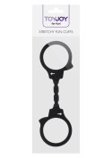 Kajdanki silikonowe elastyczne ToyJoy czarne 25 cm