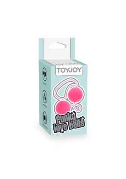 Kulki ABS ToyJoy Funky Love Balls różowe 3.5 cm