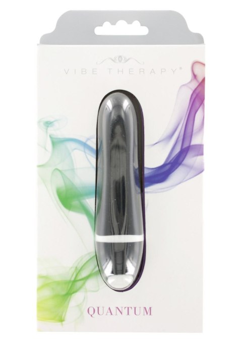 Mini wibrator bullet Quantum Vibe Therapy czarny 9 cm