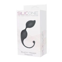 Kulki silikonowe Toyz4lovers Trigger czarne 20 cm