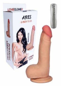 Realistyczny wibrator Ares Loveclonex 15 cm