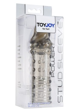 Przedłużka na penisa Power Stud ToyJoy szara 15.5 cm