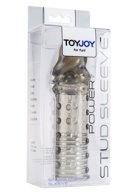 Przedłużka na penisa Power Stud ToyJoy szara 15.5 cm