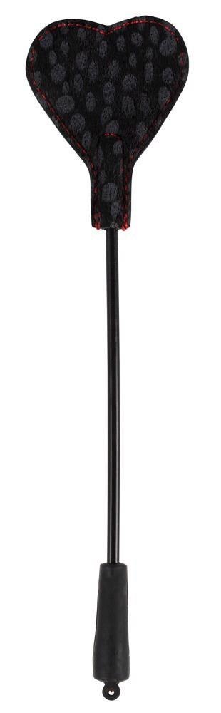 Mały czarny bicz z futrem Bad Kitty 25 cm