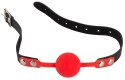 Knebel silikonowy czerwony Bad Kitty 4 cm