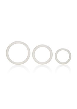 Pierścienie erekcyjne silikonowe Tri-Rings Calexotics białe