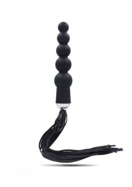 Wtyczka analna pejcz Toyz4lovers silikonowa skórzana 19,5 cm