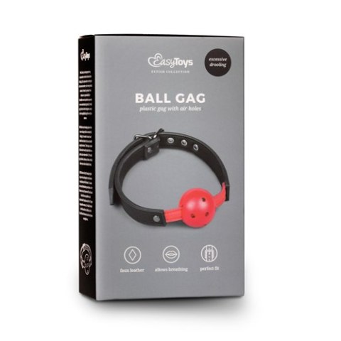 Knebel balonowy EasyToys czerwony regulowany