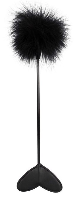 Różdżka z piórkiem i serduszkiem Bad Kitty czarna 25 cm