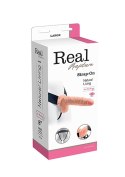 Wibrująca proteza penisa Real Rapture z jądrami 20.5 cm