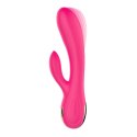 Silikonowy wibrator USB 7 funkcji z boosterem i ogrzewaniem