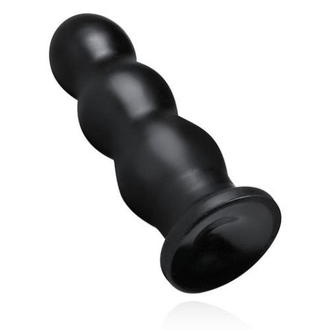 Korek analny BUTTR Tactical III żebrowany XXL czarny