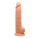 Dildo z cyberskóry Silexd Model 1 cieliste 25 cm