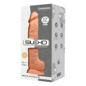 Dildo z cyberskóry Silexd Model 1 cieliste 25 cm